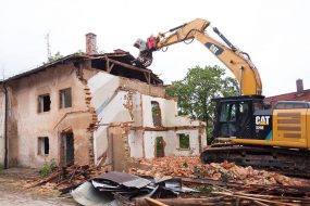 demolition of a house